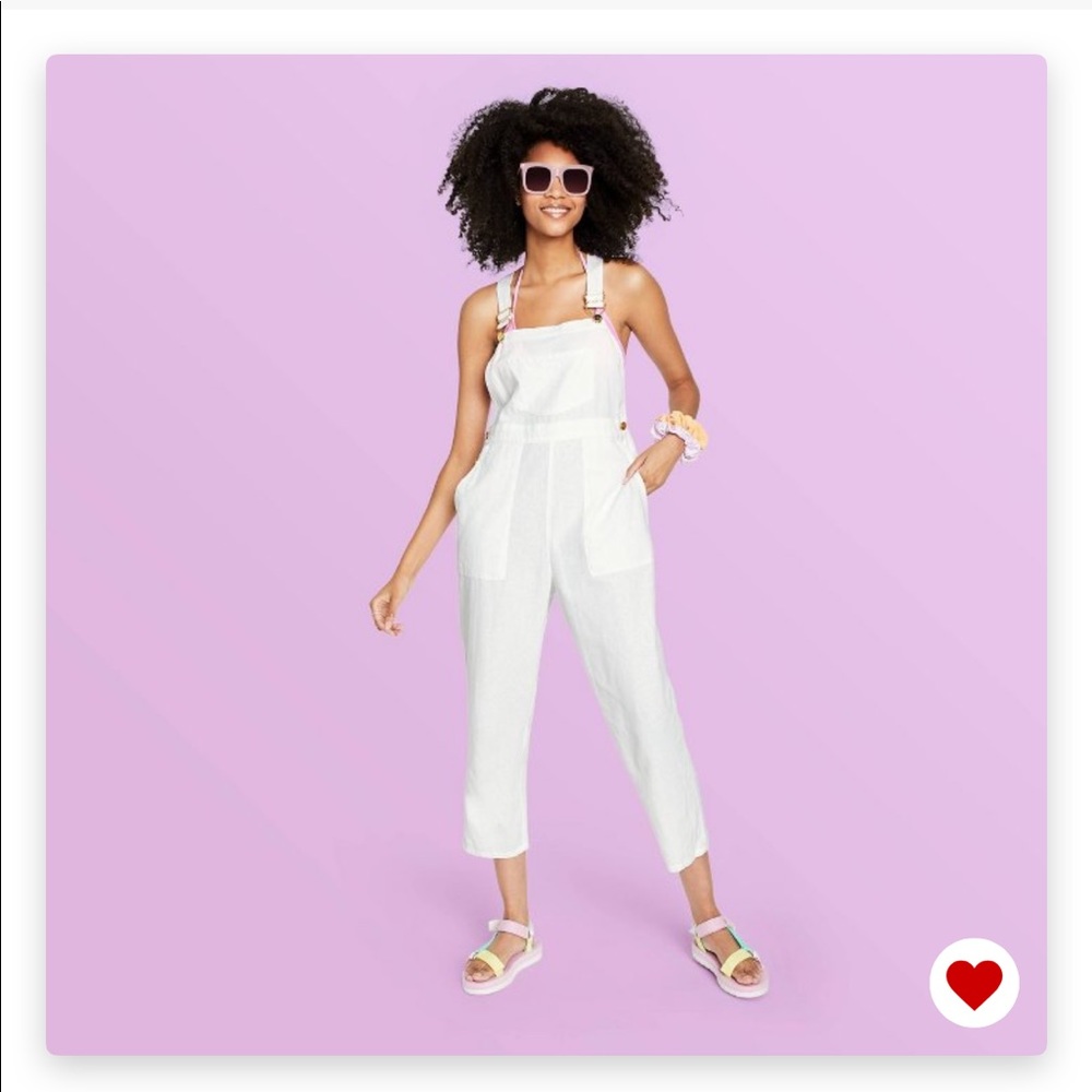 Stoney Clover Lane x Target White Overalls